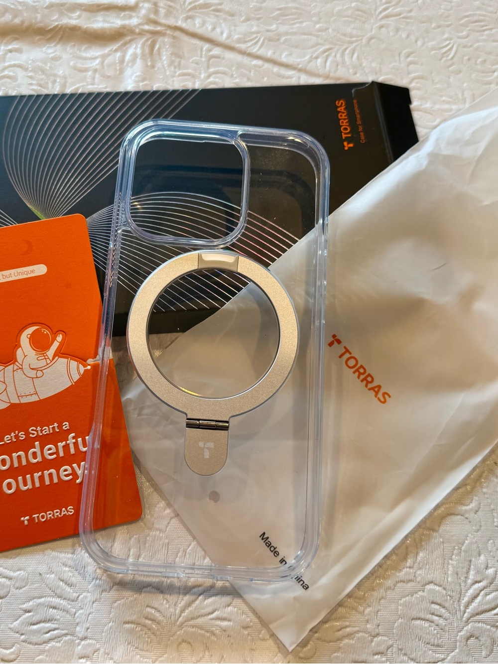 Torras Crystal Clear IPhone 16 Pro case
